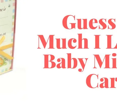 Guess How Much I Love You Baby Milestone Cards